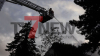 Innenangriff für die Feuerwehr nicht mehr möglich - Gebäude steht seit vielen Jahren leer - Drehleiter im Löscheinsatz - Keine Personen verletzt: 