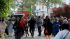 Über 1000 türkische Staatsbürger kamen am Abend zum türkischen Generalkonsulat in der Spandauer Heerstraße um ihre Stimme zum zweiten Wahlgang abgeben. : 