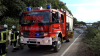 Auto, Kleintransporter und Wohnmobil kollidieren auf der A1 - Feuerwehr kann Entstehungsbrand an der Böschung schnell löschen - Glücklicherweise keiner eingeklemmt
Unfallhergang nicht bekannt - Feuerwehr braucht einige Zeit, um Unfallstelle zu sichten, die sich auf mehrere hundert Meter erstreckt - Rettungshubschrauber vor Ort: 