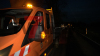 Feuerwehr errichtet einen Damm um die Straßen zu schützen - Teil der Bundesstraße B402 weggebrochen - Zeltplätze und weitere Objekte sind vom Wasser eingenommen - O-Ton Platzwart Haselünne: 
