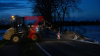 Feuerwehr errichtet einen Damm um die Straßen zu schützen - Teil der Bundesstraße B402 weggebrochen - Zeltplätze und weitere Objekte sind vom Wasser eingenommen - O-Ton Platzwart Haselünne: 