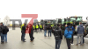 Mehere Landwirte treffen sich auf dem Messeplatz - Verkehrsbehinderungen in Teilen von Passau : "Immer mehr Bauern sterben die ganzen Jahre, es interessiert irgendwie keinen"