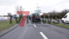 Zu- und Abfahrten auf die A4 waren durch die Polizei gesperrt. Polizeihubschrauber macht sich ein Bild der Lage - ca. 1200 Traktoren nehmen der der Demo teil - An vielen Punkten in der Stadt staut sich bereits der Verkehr. : Köln erwartet ein Verkehrschaos 