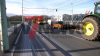 Zu- und Abfahrten auf die A4 waren durch die Polizei gesperrt. Polizeihubschrauber macht sich ein Bild der Lage - ca. 1200 Traktoren nehmen der der Demo teil - An vielen Punkten in der Stadt staut sich bereits der Verkehr. : Köln erwartet ein Verkehrschaos 