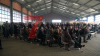 Lohnunternehmer und Privatpersonen zeigen Solidarität - Anreise per Sternfahrt - Livestream der Kundgebung am Brendenburger Tor - Großaufgebot an Traktoren - um die 350 Personen: "die müssen mal wieder aufs Land und sich mal anhören, was hier so passiert"(...) - 