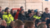Lohnunternehmer und Privatpersonen zeigen Solidarität - Anreise per Sternfahrt - Livestream der Kundgebung am Brendenburger Tor - Großaufgebot an Traktoren - um die 350 Personen: "die müssen mal wieder aufs Land und sich mal anhören, was hier so passiert"(...) - 