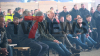 Lohnunternehmer und Privatpersonen zeigen Solidarität - Anreise per Sternfahrt - Livestream der Kundgebung am Brendenburger Tor - Großaufgebot an Traktoren - um die 350 Personen: "die müssen mal wieder aufs Land und sich mal anhören, was hier so passiert"(...) - 