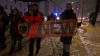 Motto "Protest für die Zukunft" - Demonstration trotz Schneechaos - Protestmarsch über Instagram angekündigt - : 