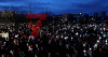 Überwältigende Menschenmengen bei Berliner Demonstration - Solidarität untereinander - Demonstrantenmassen vom Bundestag bis zur Siegessäule - Taschenlampen erleuchten die Menschenmengen: 