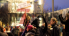 Überwältigende Menschenmengen bei Berliner Demonstration - Solidarität untereinander - Demonstrantenmassen vom Bundestag bis zur Siegessäule - Taschenlampen erleuchten die Menschenmengen: 