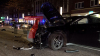Zusammenstoß zweier PKW - beide Fahrer verletzt - Front des Mercedes abgerissen - Verkehrsunfalldienst übernimmt Ermittlungen: 