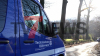 Flammen schlagen überall aus dem Haus - Großeinsatz für Feuerwehr - THW mit Fachberater vor Ort - Löschwasserversorgung durch Pendelverkehr sichergestellt: 