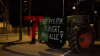 Landwirte wollen Zeichen setzen - Hauptverkehrsader blockiert - ca. 100 Traktoren vor Ort - Scholz oder Lindner werden von den Demonstranten vor Ort angefordert: 