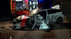 Unfall zwischen PKW und Straßenreinigungsfahrzeug - PKW-Fahrer schwer verletzt und eingeklemmt - Ersthelfer stabilisiert Halswirbelsäule des Verunfallten: Wir haben die Feuerwehr im O-Ton!

Pixelhinweis: Kennzeichen unkenntlich machen!
