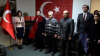 Erster Jahrestag des verheerenden Erdbebens in der Türkei - Gedenkveranstaltung in der türkischen Gemeinde Hamburg - Gedenken an die Opfer der Katastrophe : 