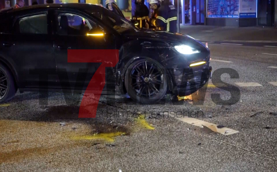 Luxus SUV zerstört - Flucht vor der Polizei - Mietwagen baut schweren Unfall - Zwei Menschen verletzt - Unfallfahrer verhaftet: 
