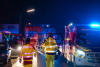 Dramatischer Wohnungsbrand in Wohnkomplex - Wohnung komplett ausgebrannt - Massenanfall von Verletzten - Zehn Verletzte und zahlreiche Evakuierte Bewohner - Mehrere Wohnungen unbewohnbar: 