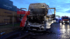 Tragischer LKW Brand - Fahrer stirbt in den Flammen - Ursache unklar: 