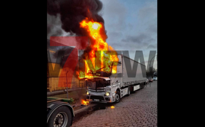 Tragischer LKW Brand - Fahrer stirbt in den Flammen - Ursache unklar: 