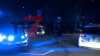Großeinsatz der Polizei - Veranstaltung wird aufgelöst - friedlicher Verlauf nach kurzer Auseinandersetzung : Pixelhinweis: Person mit dem roten Kasten gekennzeichnet muss gepixelt werden!