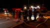 Großeinsatz für die Berufsfeuerwehr - Weinlager brennt -  Brandursache bislang unklar - Wasserversorgung nur unzureichend: 