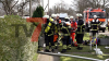 Brand in Gartenlaube einer Kleingartengemeinde - Person mittlerweile verstorben - Brandursache unklar - Einsatzkräfte agierten schnell: Wir sind exklusiv vor Ort! Pixelhinweis: verletzte Person muss verpixelt werden!