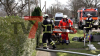Brand in Gartenlaube einer Kleingartengemeinde - Person mittlerweile verstorben - Brandursache unklar - Einsatzkräfte agierten schnell: Wir sind exklusiv vor Ort! Pixelhinweis: verletzte Person muss verpixelt werden!