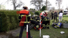 Brand in Gartenlaube einer Kleingartengemeinde - Person mittlerweile verstorben - Brandursache unklar - Einsatzkräfte agierten schnell: Wir sind exklusiv vor Ort! Pixelhinweis: verletzte Person muss verpixelt werden!