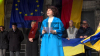 Zweiter Jahrestag zum Krieg in der Ukraine - Menschen zeigen Solidarität: 