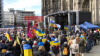 Zweiter Jahrestag zum Krieg in der Ukraine - Menschen zeigen Solidarität: 