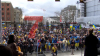 Zweiter Jahrestag zum Krieg in der Ukraine - Menschen zeigen Solidarität: 