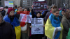 Zweiter Jahrestag zum Krieg in der Ukraine - Menschen zeigen Solidarität: 