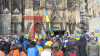 Zweiter Jahrestag zum Krieg in der Ukraine - Menschen zeigen Solidarität: 
