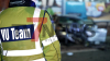 Drei Verletzte nach Verfolgungsjagd - zwei PKW sind nun ein Totalschaden - Fahrer flüchtete vor der Polizei und kollidierte mit Streifenwagen - Fahrer wurde festgenommen und dem Rettungsdienst zugeführt: 
