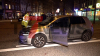 Fußgänger schwer verletzt - PKW Fahrer unter Schock - stark demolierter PKW: 